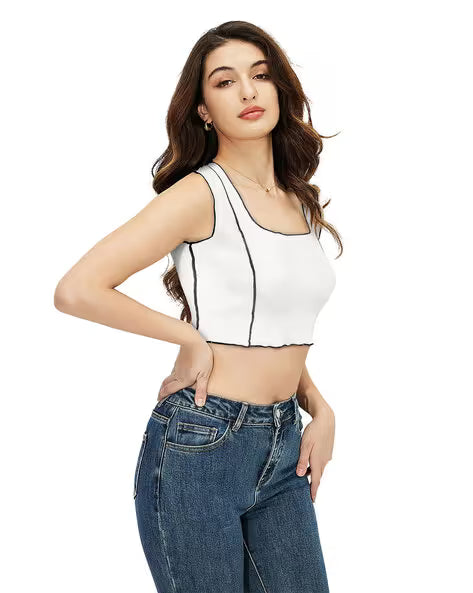 Women Round Neck Blouson Top