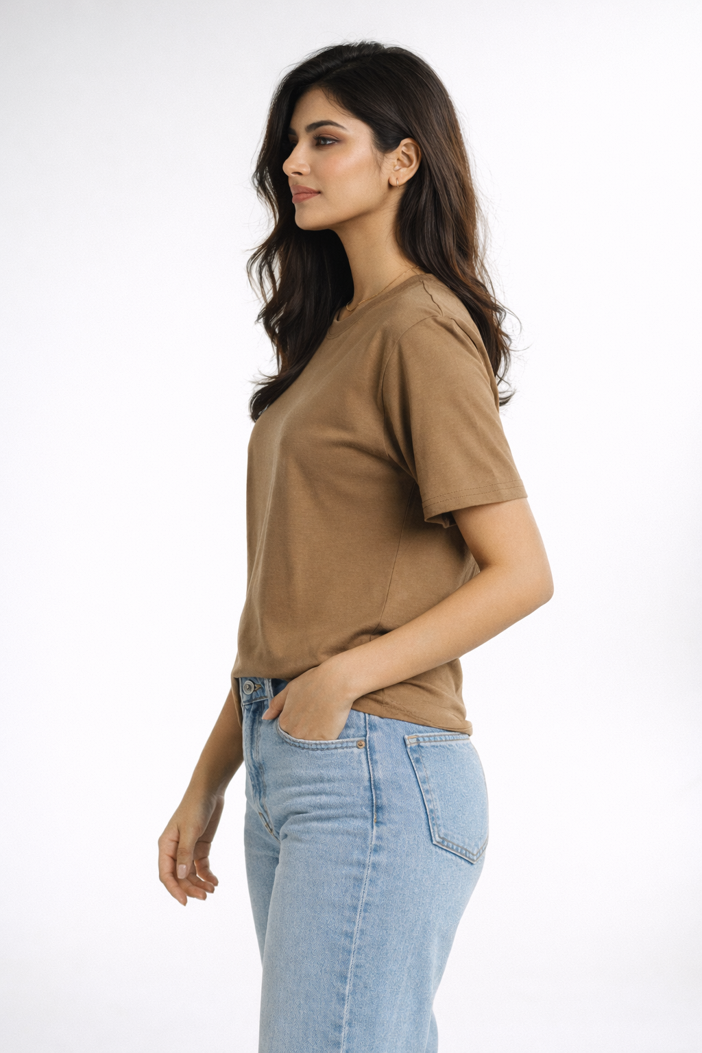 Classic Brown Graphic T-Shirt – London Print Tee